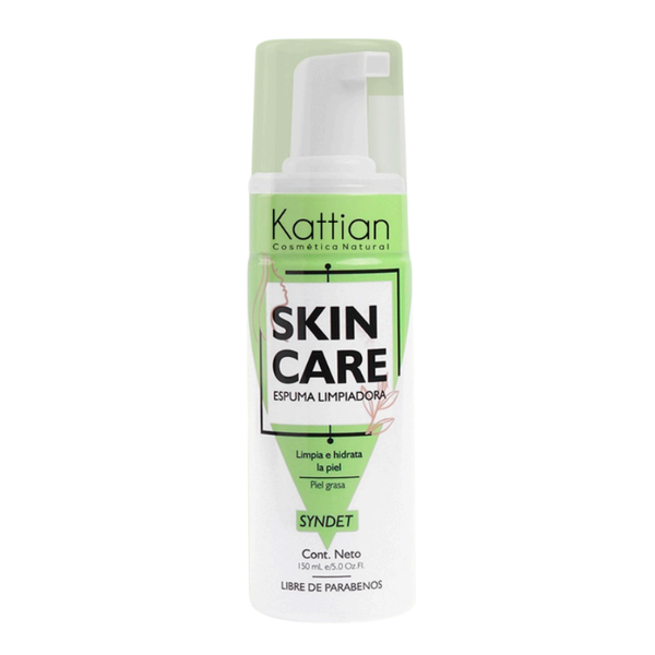 ESPUMA FACIAL LIMPIADORA PIEL GRASA - KATTIAN
